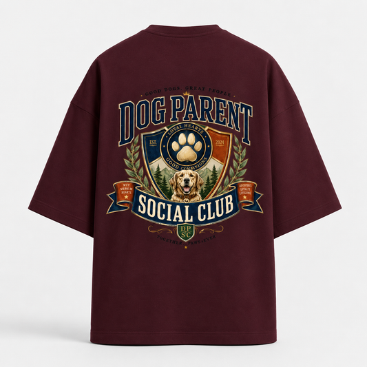 Dog Parent Club Unisex Oversized Tee