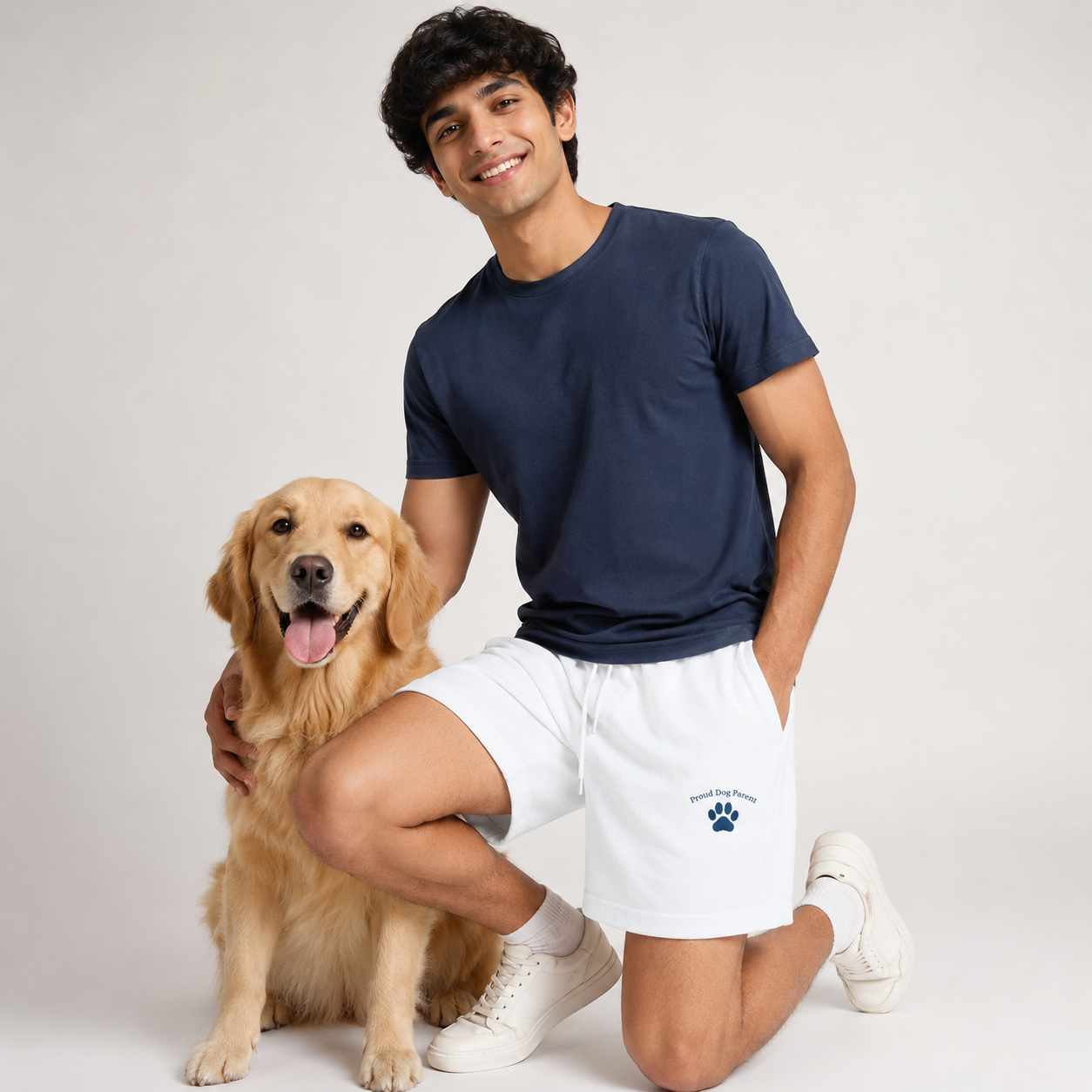 White Unisex Shorts