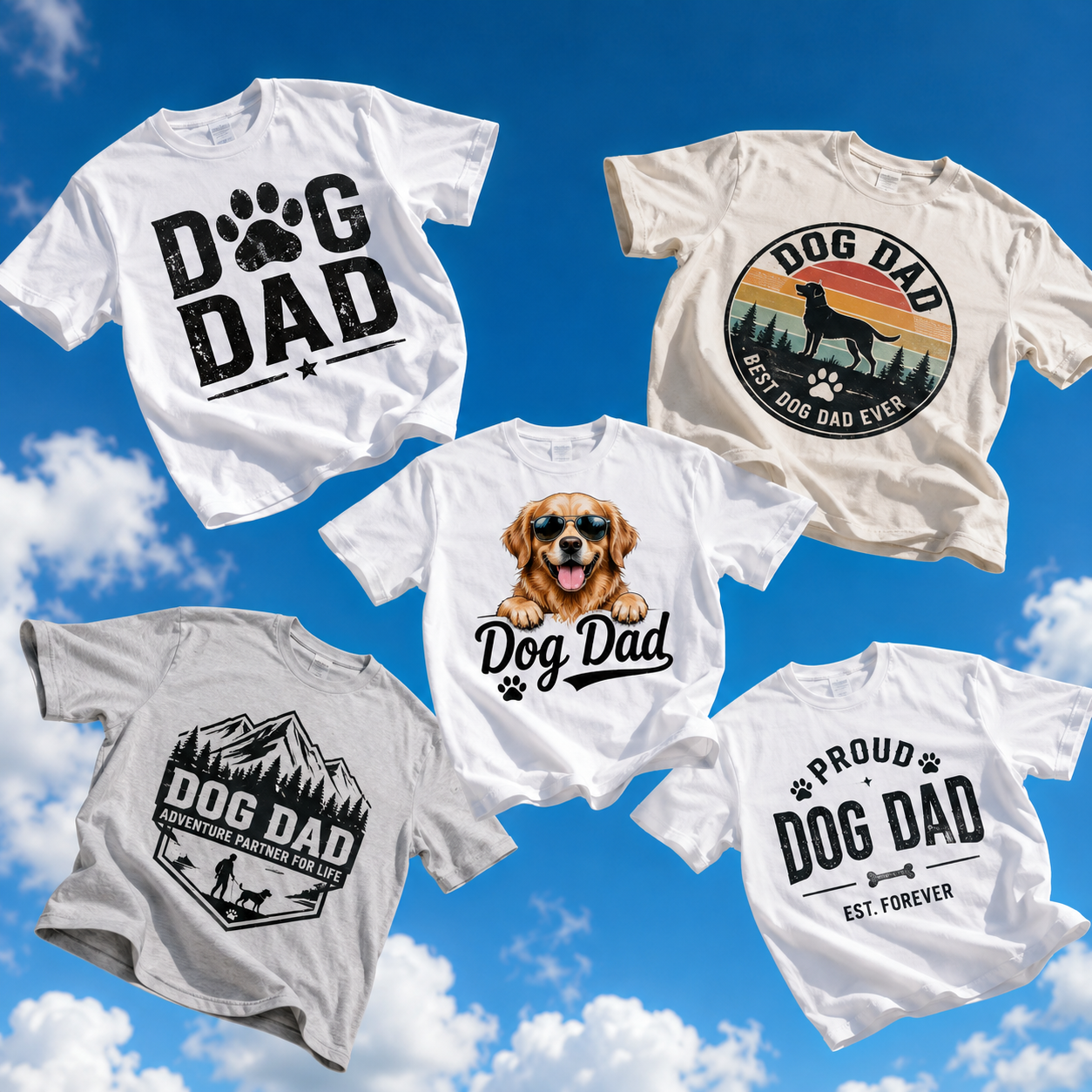 Dog Dad Tees