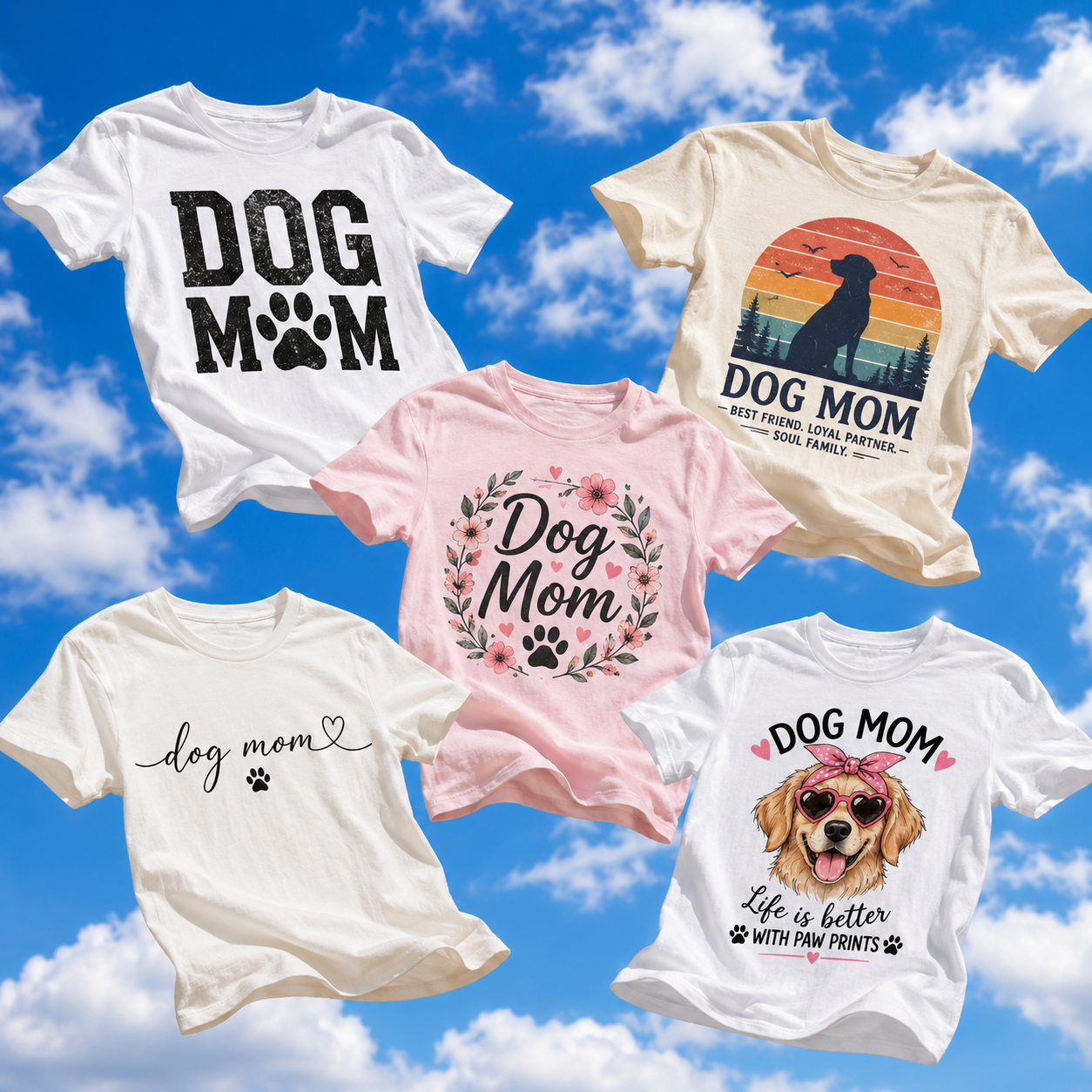 Dog Mom Tees