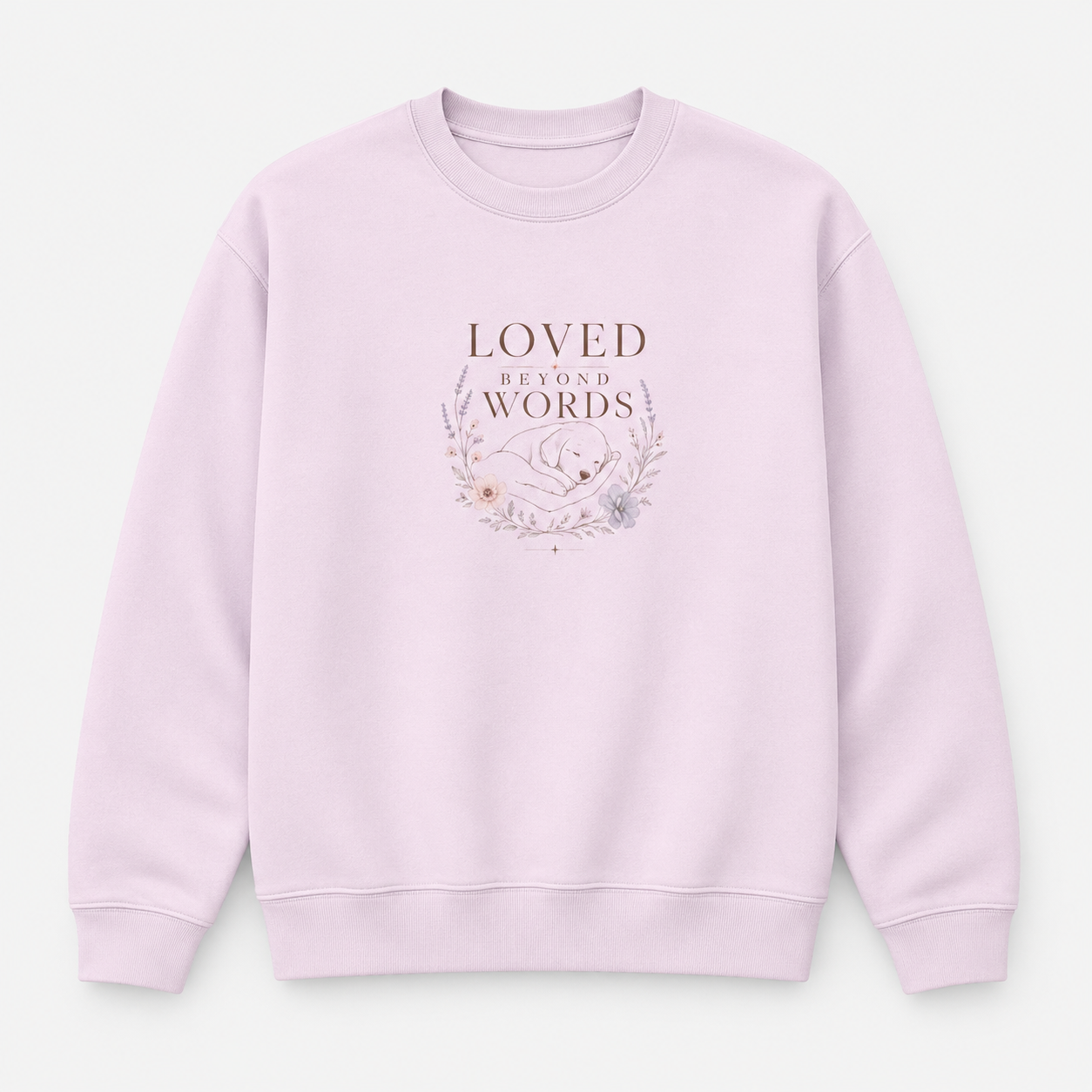 Loved Beyond Words Unisex Oversized Jumper