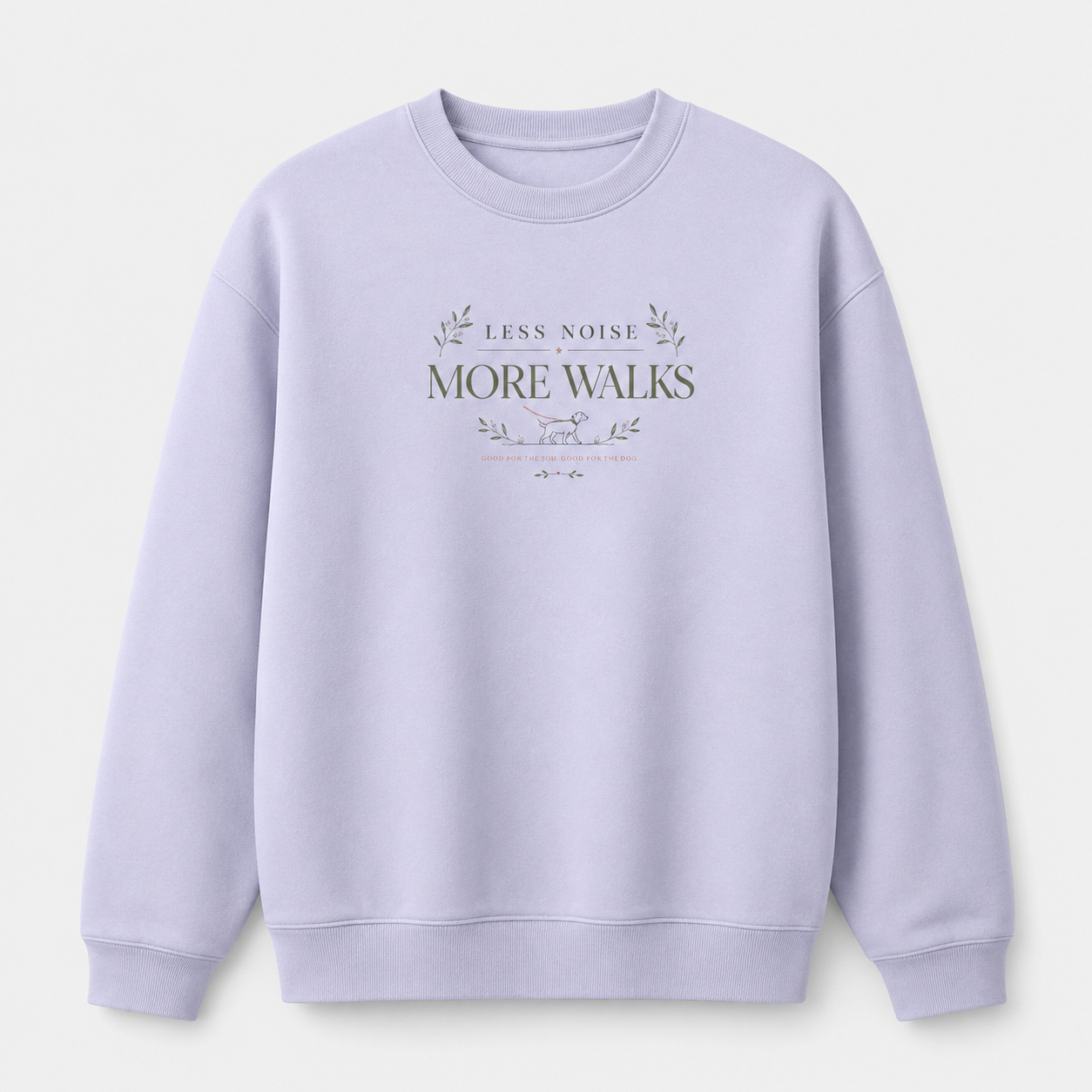 Less Noise More Walks Unisex Oversized Jumper