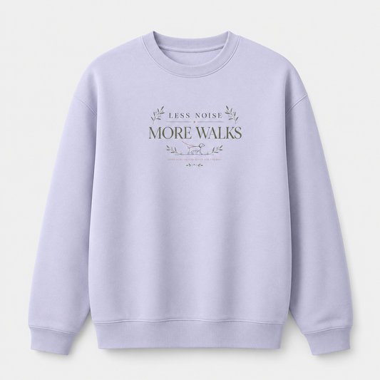 Less Noise More Walks Unisex Oversized Jumper