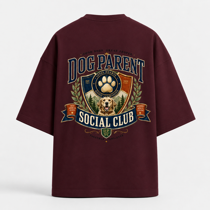 Dog Parent Club Unisex Oversized Tee