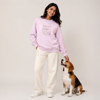 Loved Beyond Words Unisex Oversized Jumper
