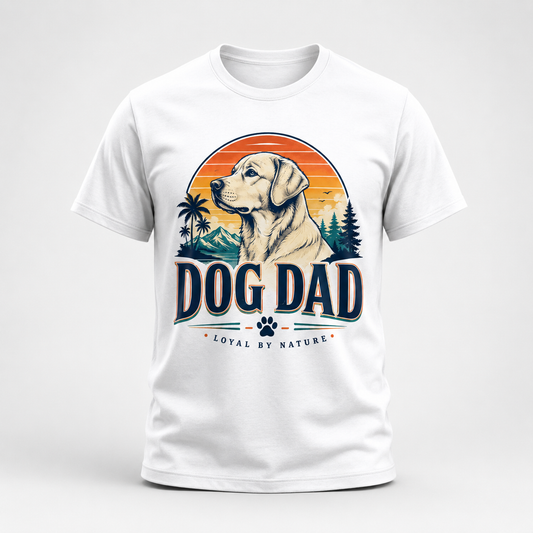 Golden Hour Dog Dad Tee