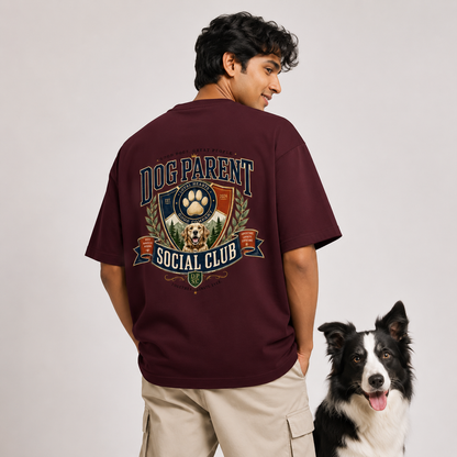 Dog Parent Club Unisex Oversized Tee
