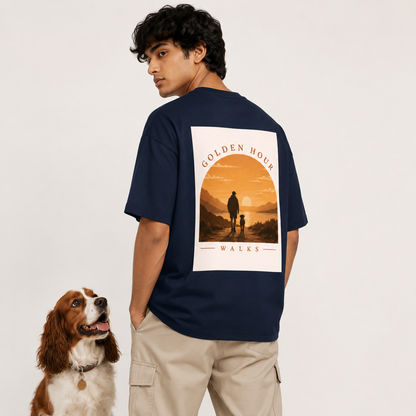Sunset Trails Unisex Oversized Tee